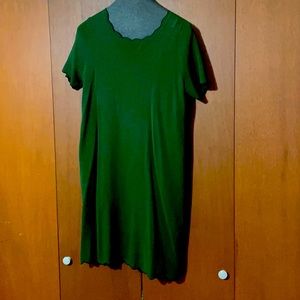 NWT- Ann Taylor Green Knit Dress - Size Large